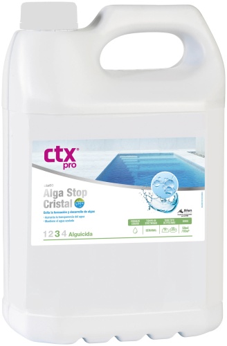 Химия для бассейна CTX 3188 CTX 60 AlgaStop Cristal жидкость, 1 л