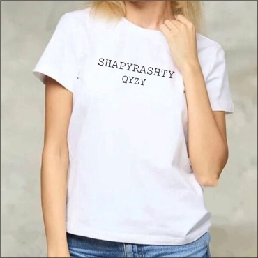 Футболка Darlex Shapyrashty белый