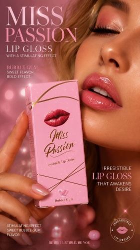Miss Passion Блеск для губ с ферамоном баблгам блеск для губ MSPB-1