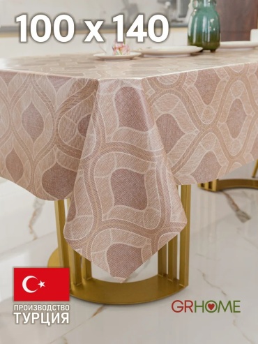 Скатерть GRHOME 140x100 см, ПВХ, 1 шт