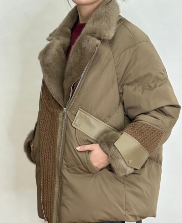 Зимняя куртка MaxMara коричневый