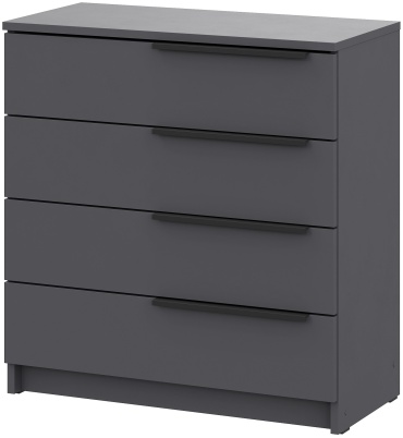 Комод GreenMebel КМ-26, 70.2x33.4x72.9 см, графит