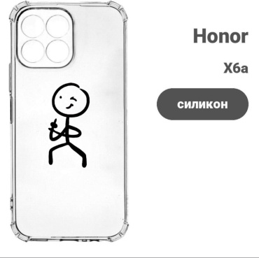 Чехол DiCase для Honor X6a прозрачный