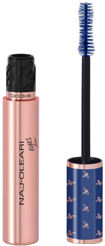 Тушь для ресниц NAJ OLEARI Click On Me Extra Volume Mascara для объема, удлиняющая синий