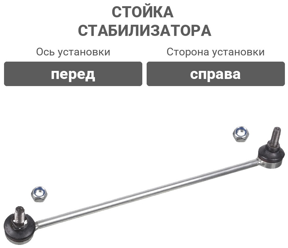 Febi стойка стабилизатора 19668