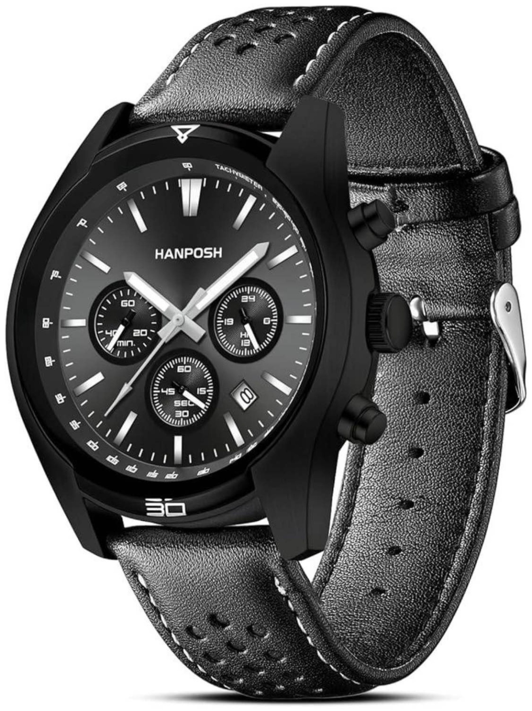 Кварцевые HANPOSH 30344611_Часы наручные мужские X002DLOZ53 нержавеющая сталь