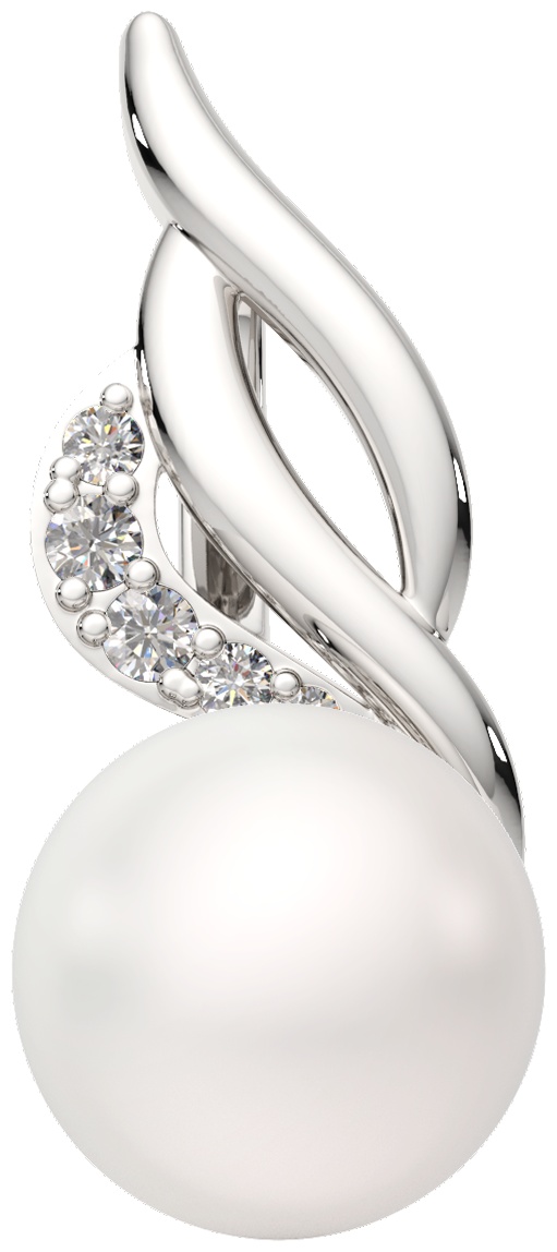 Подвеска Lucente Silver ZO-04401764.ZZ вес 1.36 г серебро, жемчуг, фианит