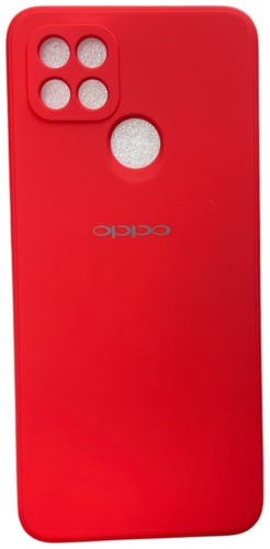Чехол для OPPO A15, A15S красный