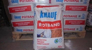 Knauf Rotbant 30 кг, гипсовая