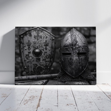 PEMIKAN CRAFT картина Рыцарские шлем и щит 90x60 см