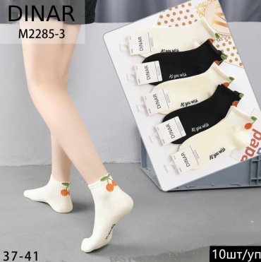 Носки Dinar 10 пар черный, белый 37-41