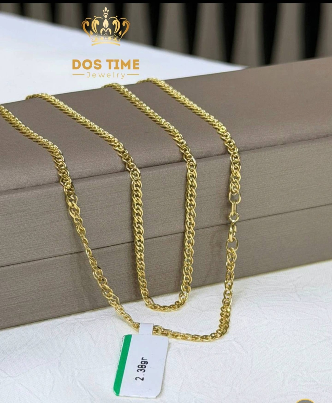 DOS TIME 946956584 длина 55 см, вес 2.38 г золото, плетение нонна