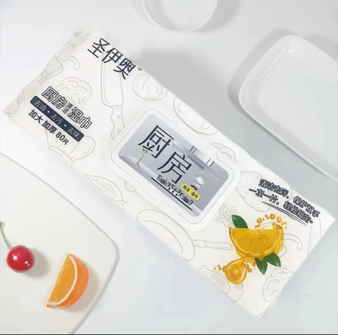 Влажные салфетки Kitchen clean 80 шт