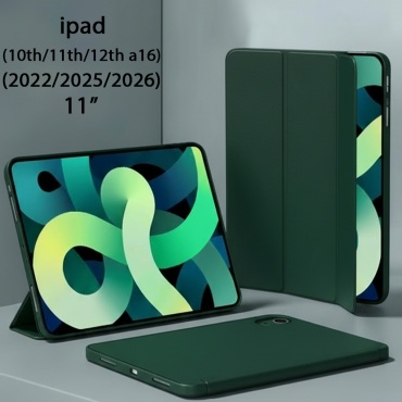 Чехол для Apple iPad 11 A16 (2025), iPad (2022) 11 дюйм зеленый