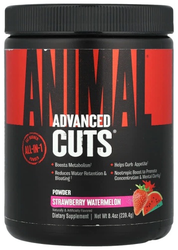 Аминокислотный комплекс Animal Advanced Cuts, клубника и арбуз, 239,4 г (8,4 унции) клубника, арбуз
