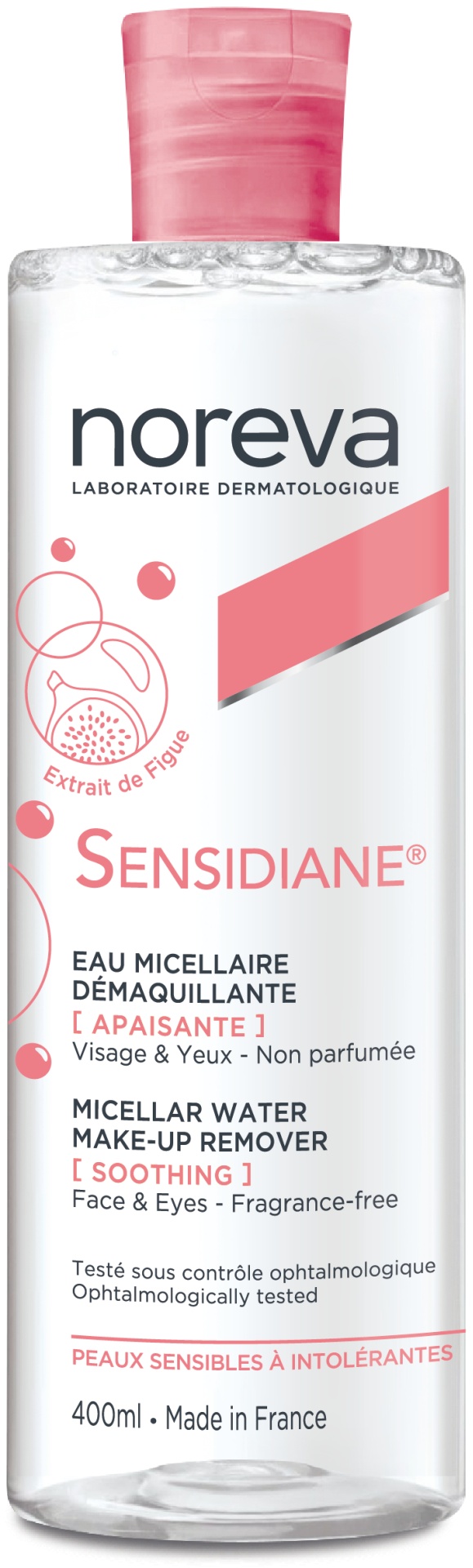 Noreva Sensidiane Micellar water make-up Remover/ Очищающая мицеллярная вода для чувствительной кожи мицеллярная вода 400 мл