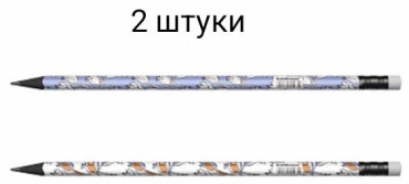Карандаш Erich Krause EK55265 Tulips, HB, 2 шт
