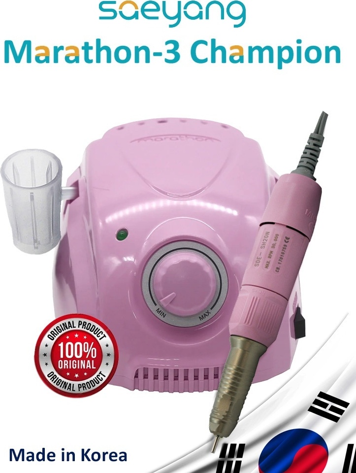 SAEYANG Marathon-3 Champion Pink (Розовый) и ручка Marathon SDE-SH20N Pink аппарат