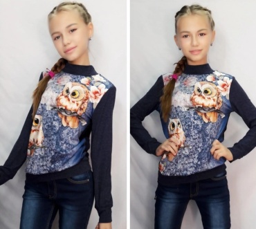 Свитшот LUKO KIDS синий