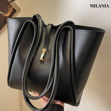 Сумка шоппер Milania экокожа черный