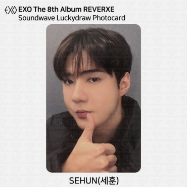 Официальная карта EXO Soundwave Luckydraw Photocard SEHUN