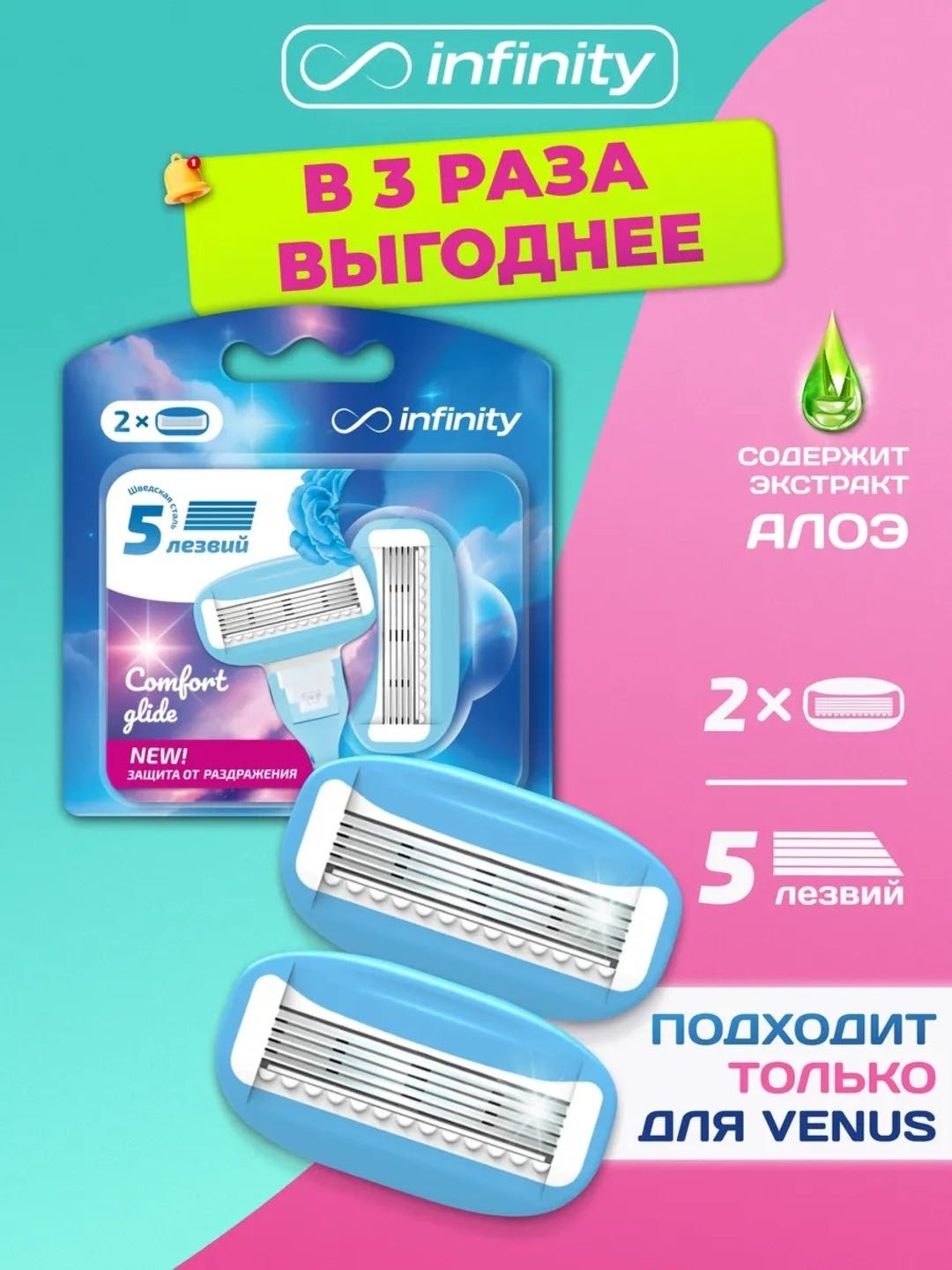 Infinity Для Venus сменные кассеты 2 шт