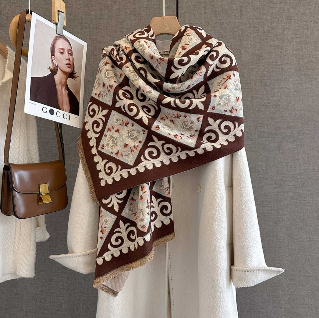 Палантин CASHMA SCARF кашемир 180 x 80 см