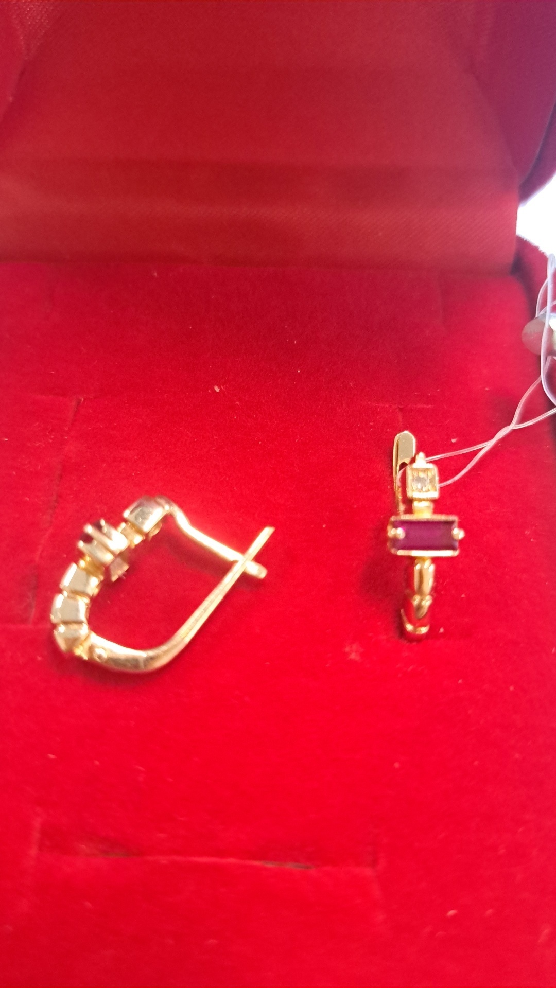 Серьги DALI 3858 вес 3.72 г золото, фианит