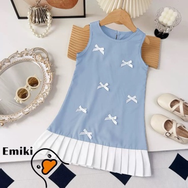 Нарядное платье Emiki голубой