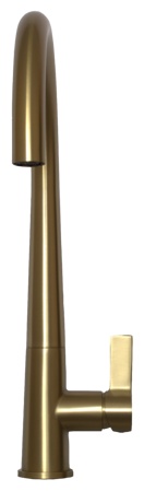 Смеситель для кухни Leo PVD Brush Gold, латунь, цвет золотой