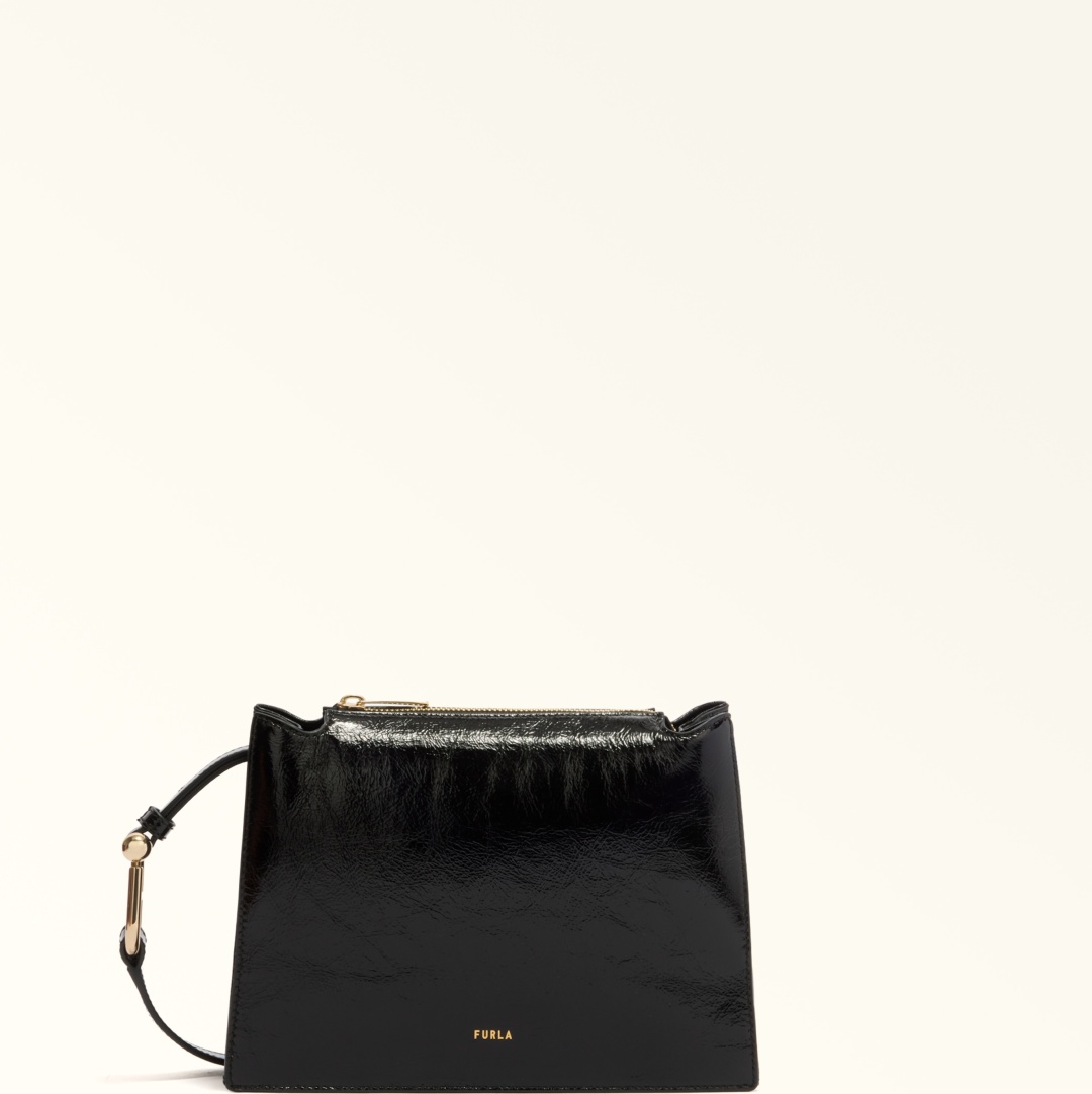 Сумка кросс-боди FURLA натуральная кожа черный