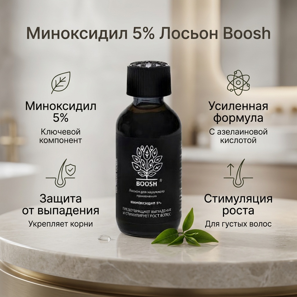Boosh Cosmetics Миноксидил 5% лосьон 60 мл