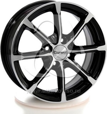 Carwel Бета AB 58.5 6x15/4x98 D58.5 ET35 4 диска черный, серебристый, графит