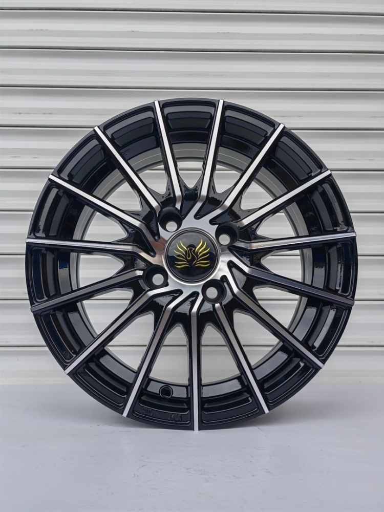 Rainbow 2818rrr 6x14/4x100 D67.1 ET35 4 диска черный, серебристый