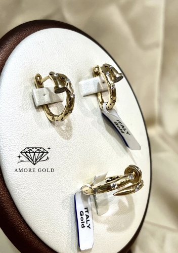 ITALY Amore gold 585 вес 7.46 г золото, фианит