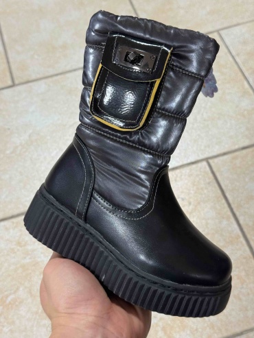 Дутики черный