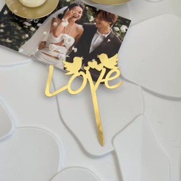 Love для цветов топперы для торта 1 шт
