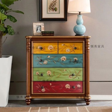 Комод Botanica, 100x40x104 см, мультиколор