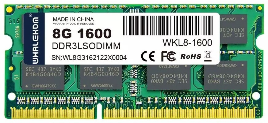 Оперативная память Whalekom WKL8-1600 8 Гб