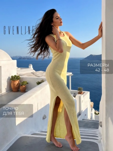 Платье GVEN LINE коричневый