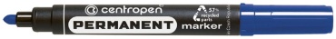 Маркер Centropen 8566/1, 1 шт, 1 мм, синий