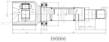 INKO шрус внутренний 480066