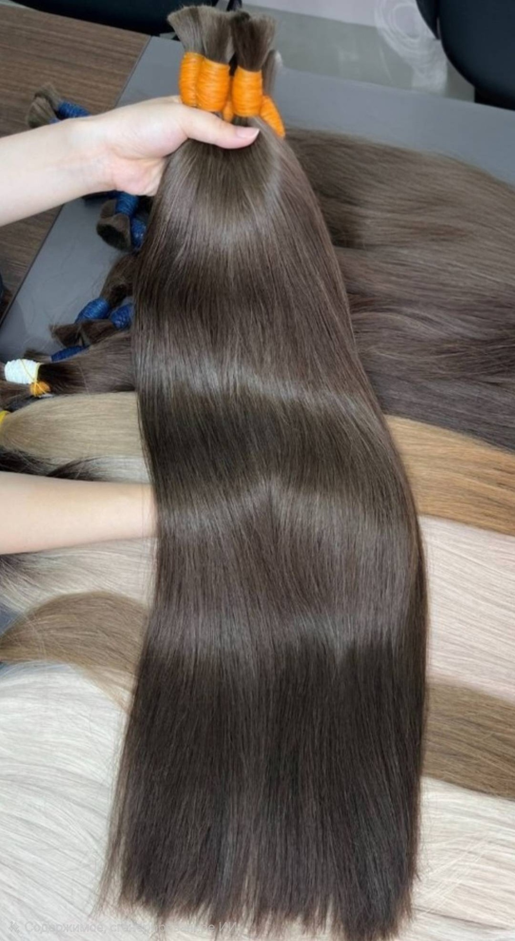 Lux Hair волос для наращивания темно-русый женский