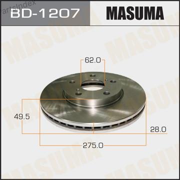 Диски MASUMA передние BD1207