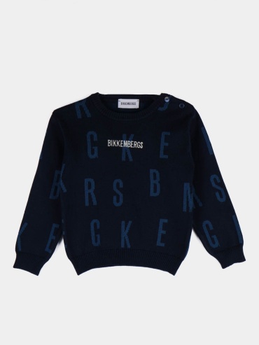 Джемпер Bikkembergs kids темно-синий