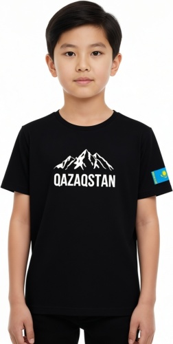 Футболка QAZAQSTAN черный