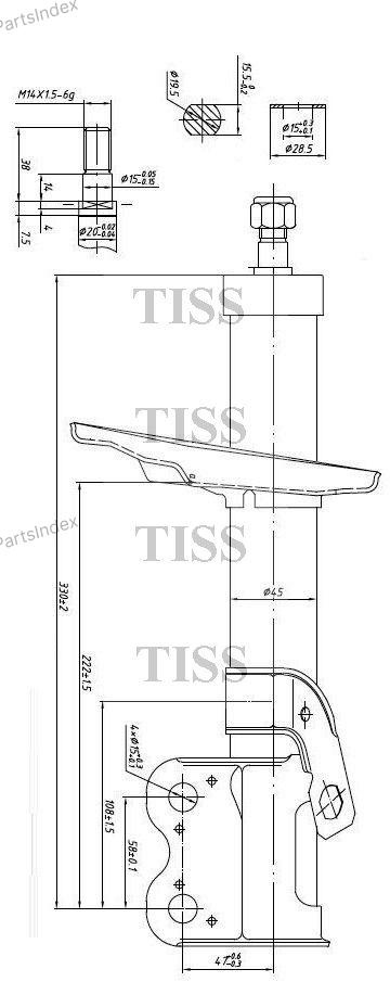 Амортизатор JD Амортизатор Подвески JAS0107