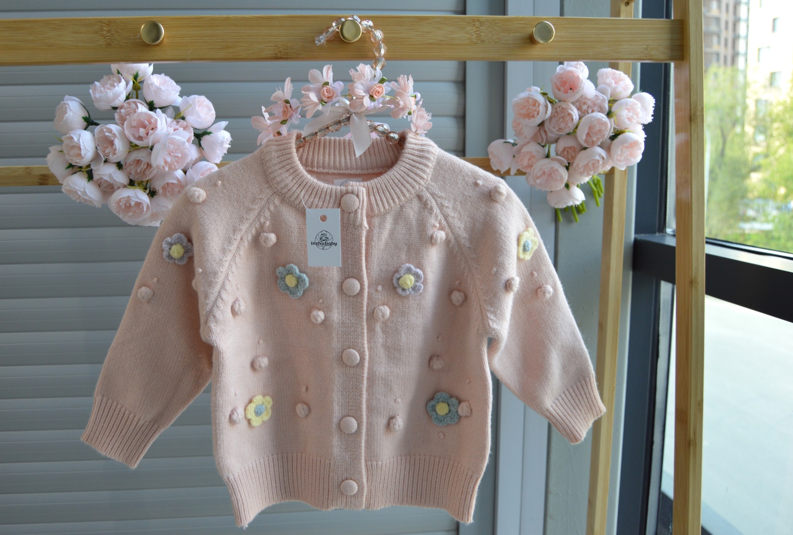 Кардиган inzhubaby розовый