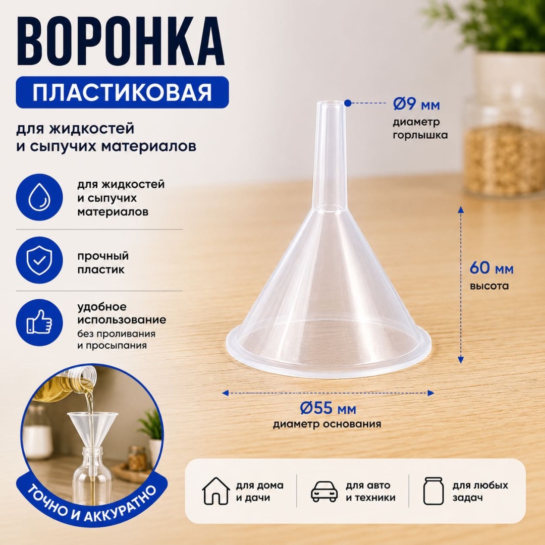 Воронка , полипропилен