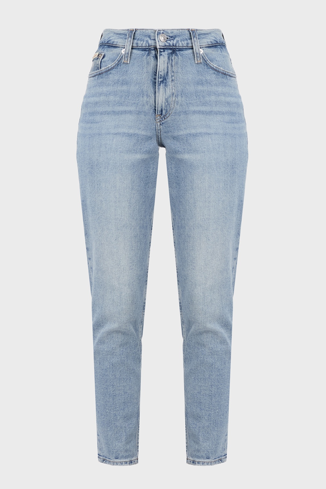 Джинсы джинсы-мом Calvin Klein Jeans голубой